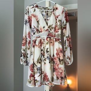 Floral mini dress